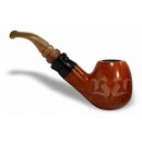 Cachimbo Bertoldi Maestro Briar Âmbar 9mm Peça Única